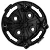 Support sur roulettes pour plantes Diamètre 30 cm Noir 170 kg 