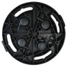 Support sur roulettes pour plantes Diamètre 30 cm Noir 170 kg 