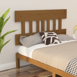 Tête de lit Marron miel 153,5x3x81 cm Bois massif de pin 