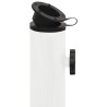 Socle de parasol Blanc 45x45x30 cm Fonte 