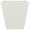 Jardinière blanc 30x30x30 cm acier 