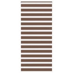 Store zèbre marron 105x230cm largeur du tissu 100,9cm polyester 