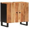 Meuble d'évier 62x33x58 cm bois d'acacia et d'ingénierie 