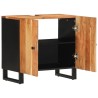Meuble d'évier 62x33x58 cm bois d'acacia et d'ingénierie 