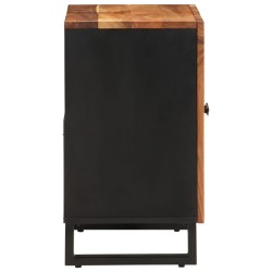 Meuble d'évier 62x33x58 cm bois d'acacia et d'ingénierie 