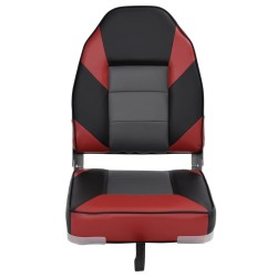 Siège pour bateau avec dossier haut pliable 39x43x58 cm 