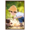 Collage de cadres photo 5 pcs de mur table Bronze 59,4x84cm MDF 