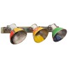 Applique murale industrielle Multicolore 65x25 cm E27 