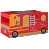 Jeu de table et chaises d'enfants 3 pcs Camion de pompiers Bois 