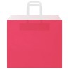 Sacs en papier 50 pcs avec poignées rose 32x22x28 cm 