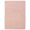 Tapis 160x230 cm Fausse fourrure de lapin Vieux rose 