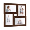 Collage de cadres photo pour photo de 4x(13x18 cm) Marron MDF 