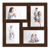 Collage de cadres photo pour photo de 4x(13x18 cm) Marron MDF 