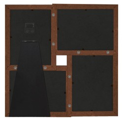 Collage de cadres photo pour photo de 4x(13x18 cm) Marron MDF 