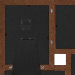 Collage de cadres photo pour photo de 4x(13x18 cm) Marron MDF 