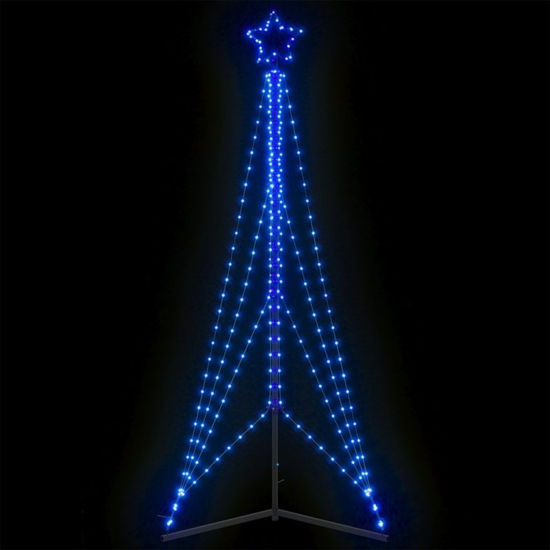 Sapin de Noël à LED 483 LED bleu 240 cm 