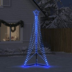Sapin de Noël à LED 483 LED bleu 240 cm 