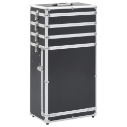 Chariot de maquillage Aluminium Noir 