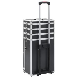 Chariot de maquillage Aluminium Noir 