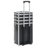 Chariot de maquillage Aluminium Noir 
