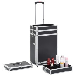 Chariot de maquillage Aluminium Noir 