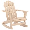 Chaise à bascule de jardin Adirondack bois de sapin massif 
