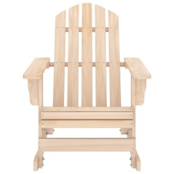 Chaise à bascule de jardin Adirondack bois de sapin massif 