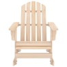 Chaise à bascule de jardin Adirondack bois de sapin massif 