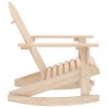 Chaise à bascule de jardin Adirondack bois de sapin massif 