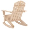Chaise à bascule de jardin Adirondack bois de sapin massif 