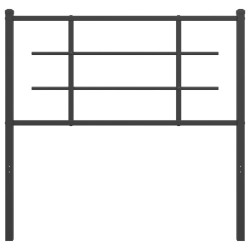 Tête de lit métal noir 100 cm 