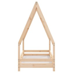 Cadre de lit pour enfant 70x140 cm bois de pin massif 