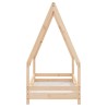 Cadre de lit pour enfant 70x140 cm bois de pin massif 