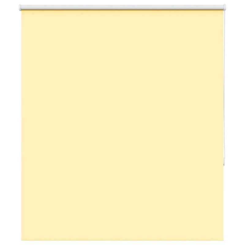 Store enrouleur occultant jaune largeur du tissu 136,6 cm 