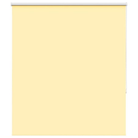 Store enrouleur occultant jaune largeur du tissu 136,6 cm 