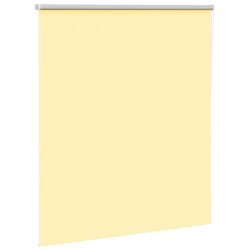 Store enrouleur occultant jaune largeur du tissu 136,6 cm 