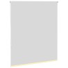 Store enrouleur occultant jaune largeur du tissu 136,6 cm 