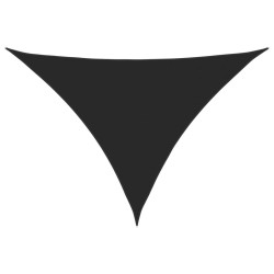 Voile de parasol tissu oxford triangulaire 3x3x4,24 m noir 