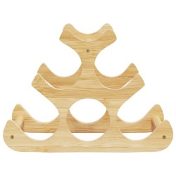 Casier à vin pour 6 bouteilles 35x18x25,5 cm bambou 