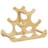 Casier à vin pour 6 bouteilles 35x18x25,5 cm bambou 