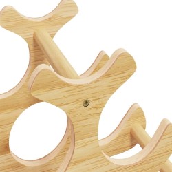 Casier à vin pour 6 bouteilles 35x18x25,5 cm bambou 
