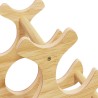 Casier à vin pour 6 bouteilles 35x18x25,5 cm bambou 