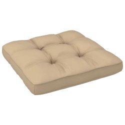 Pouf palette de jardin marron miel bois de pin imprégné 
