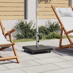 Socle de parasol Granite 30 kg Carré Noir 