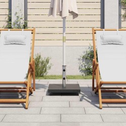 Socle de parasol Granite 30 kg Carré Noir 