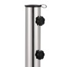 Socle de parasol Granite 30 kg Carré Noir 