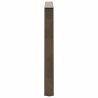 Pieds de table à manger en forme de V, 2 pièces, acier naturel, 90 x (72-73,3) cm 