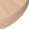 Dessus de table rond Ø30x4 cm Bois de chêne massif non traité 