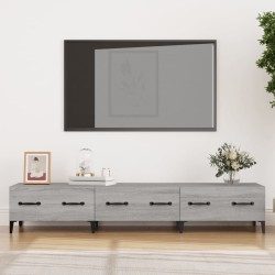 Meuble TV Sonoma gris 150x34,5x30 cm Bois d'ingénierie 