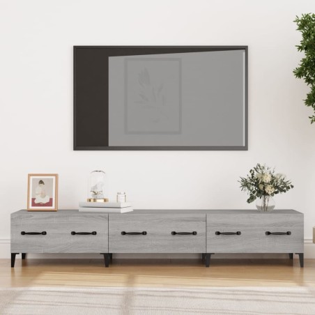 Meuble TV Sonoma gris 150x34,5x30 cm Bois d'ingénierie 